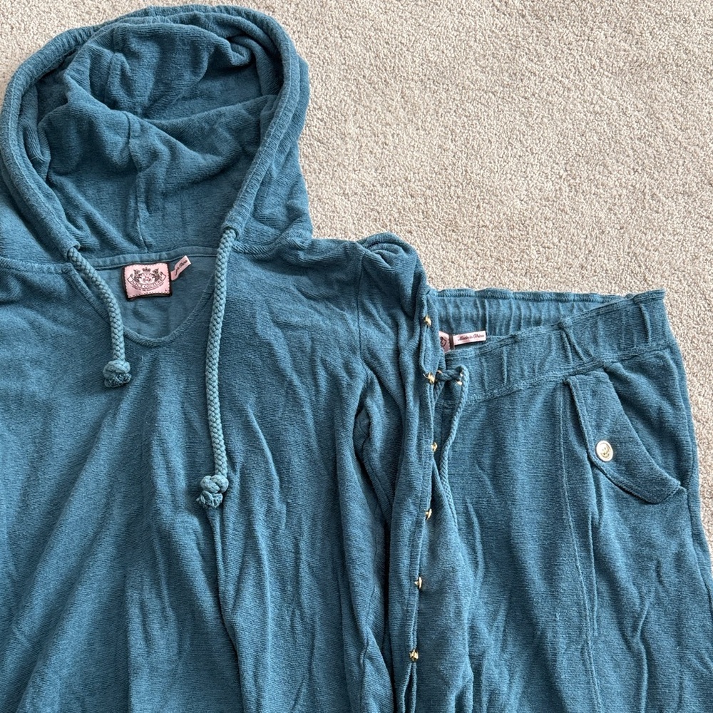 Juicy Couture Teal Knitwear Set